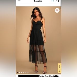 Polka Dot Mesh Lulu Dress